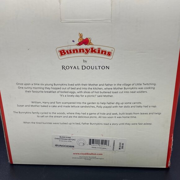 Bunnykins Celebrate your Christening Boxed Set - Picture 7 of 8